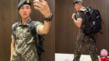 BTS' Jhope shared photos in military uniform!