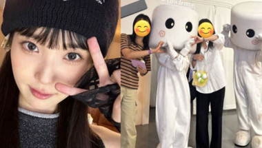 IU surprises the fans at her 15th anniversary Wearing a cute Marshmallow Suit