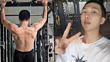 BTS' RM is burning up the internet with his shirtless gym video