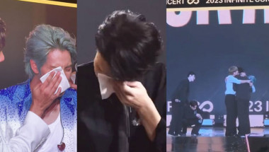 INFINITE members cried on the stage on their Comeback!