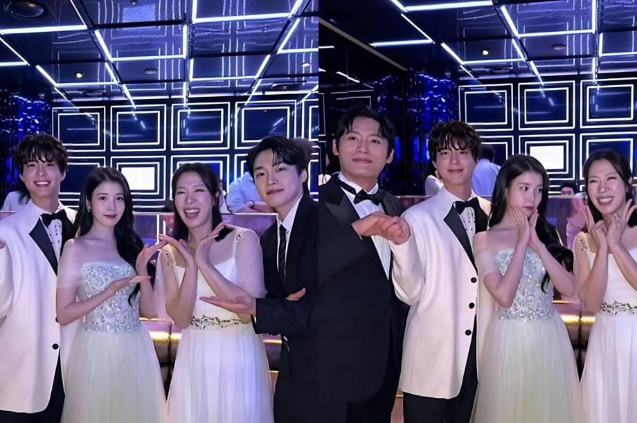 IU Shares Behind-the-Scenes Glimpse from the 4th Blue Dragon Series Awards
