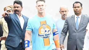 WWE Champion John Cena at Hyderabad India